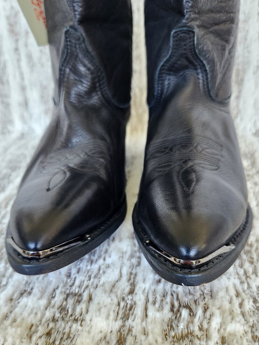 NWT Masterson Western Cowgirl Boots Black Leather #RB887 | Women's Size 12 - Picture 2 of 11